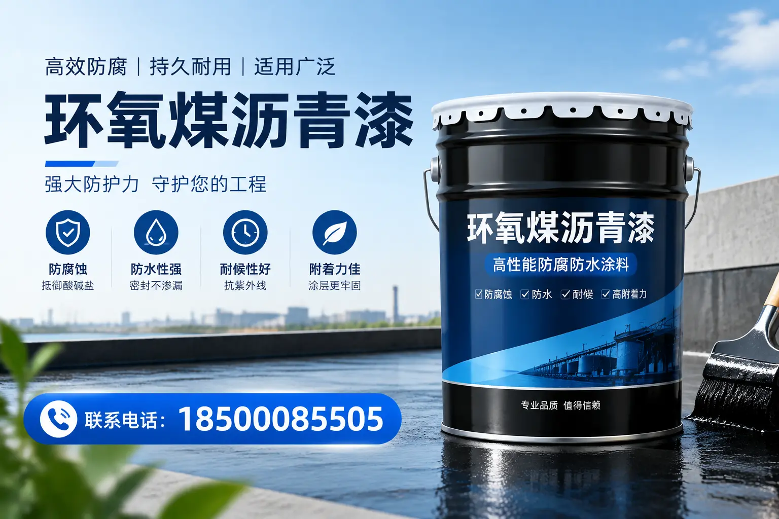 环氧煤沥青漆的施工方法详解,助力张掖企业高效完成项目